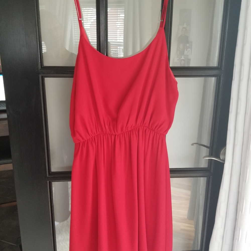 Red dress